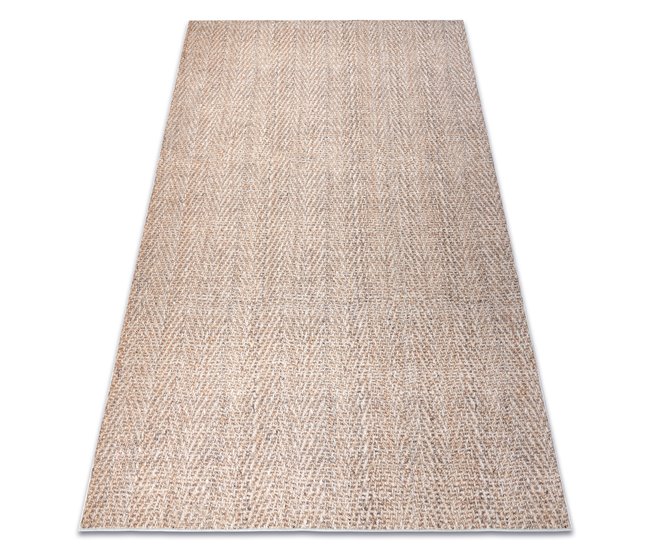 Alfombra lavable ANDRE 1577 Espina de pescado 160x220 Beige