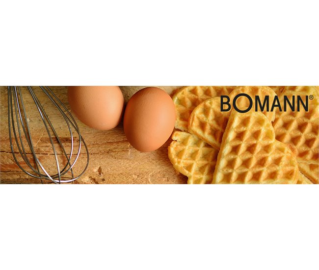 Gofrera Bomann WA 1365 CB Negro/ Gris