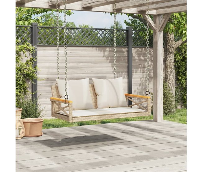 Banco Columpio 109x62 Beige