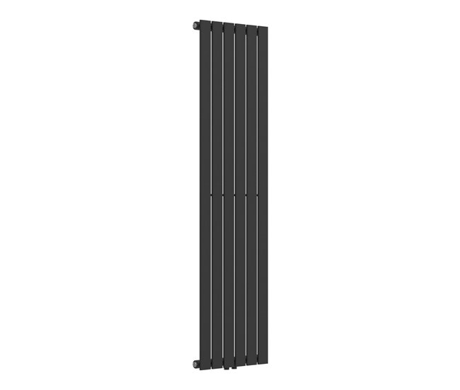 Radiador de panel Nore de Diseño monocapa plano acero Negro