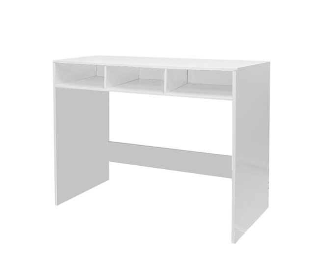 Acomoda Textil – Estantería para Pared y Suelo de Madera Moderna 102 Blanco