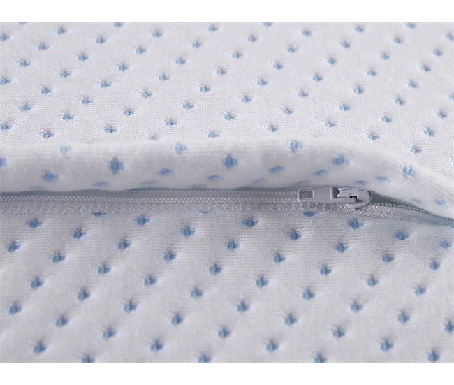 Beliani Almohada de espuma de memoria KANGTO Blanco