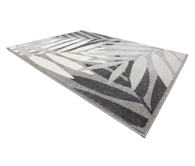 Alfombra FEEL 1827/16811 Hojas 140x190 Gris