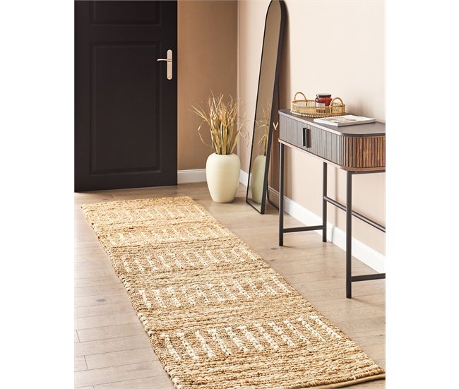 Beliani Alfombra de pelo corto KAMBERLI Beige