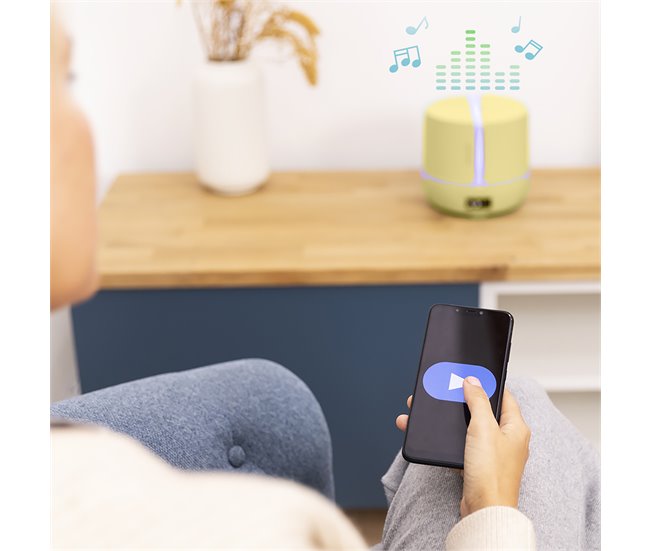 Difusor de aromas PureAroma 550 Connected Cecotec Crema