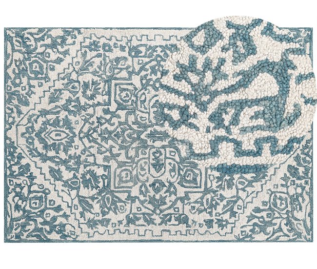 Beliani Alfombra de pelo corto AHMETLI 160x230 Blanco