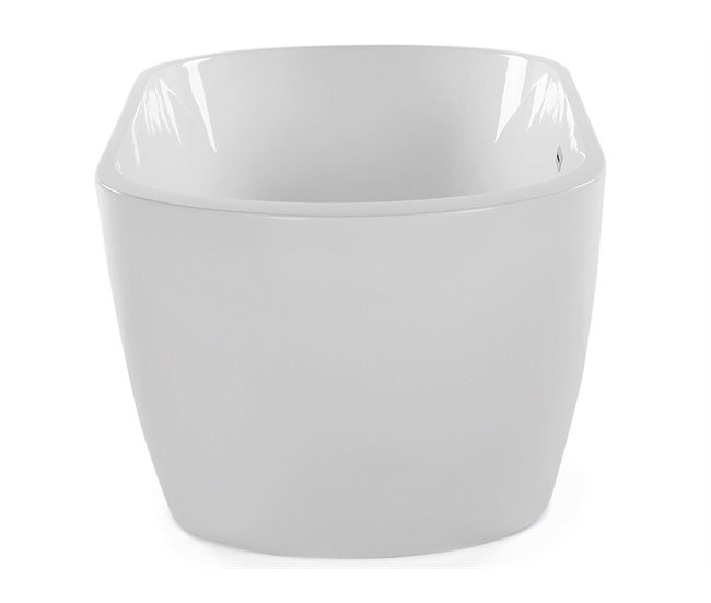 Beliani Bañera independiente NEVIS 75x150 Blanco