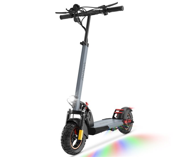 AOKDA AO-A1 Patinete Eléctrico - Motor 250W Batería 48V10AH Gris
