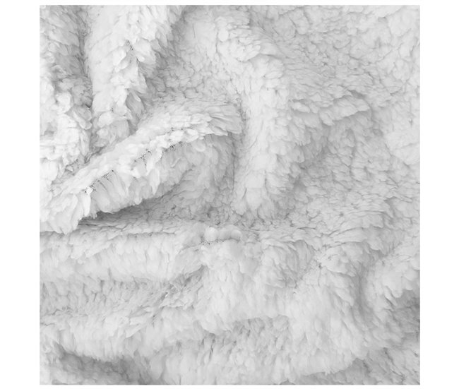 Acomoda Textil - Manta para Bebé Estampada con Nubes, Manta de Cuna Azul