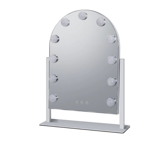 Espejo TANIA led 11 luces 47,5x36,5cm marca CONFORAMA Blanco