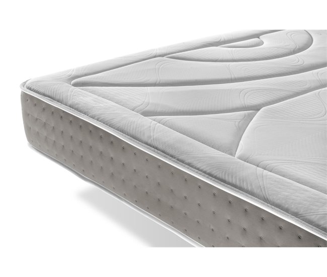 PACK CANAPÉ DE POLIPIEL + COLCHÓN VISCOELÁSTICO 150x200 Blanco