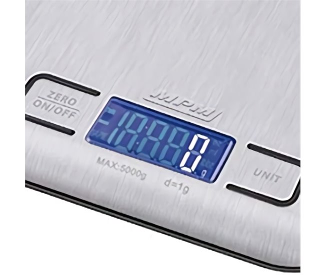 MPM MWK-02M Báscula de Cocina Digital Extraplana, Acero Inox