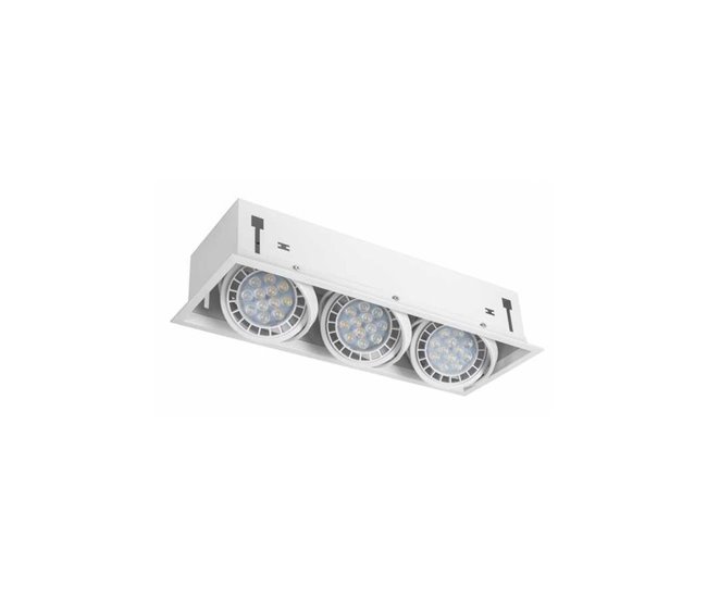 Empotrables y Downlights Aluminio Serie Cesar Blanco