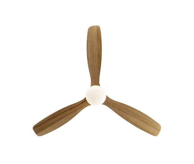 Lámpara Ventilador Metal Serie Siroco Blanco