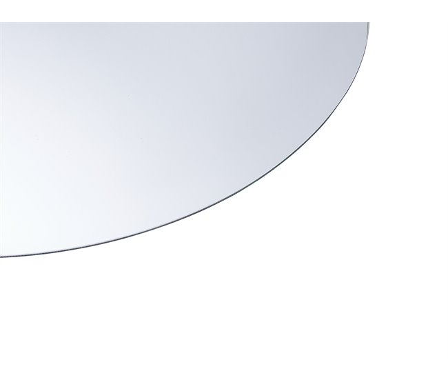 Beliani Espejo de baño MAZILLE Gris