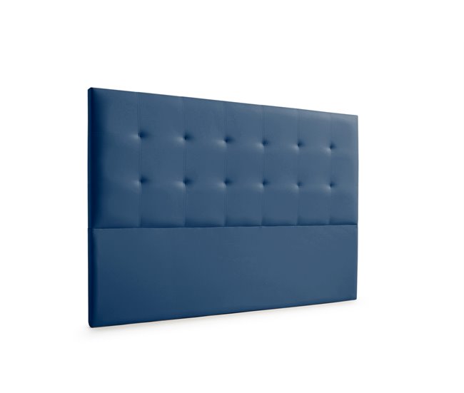 Cabecero Tapizado ASTORIA Polipiel 115 Azul Marino