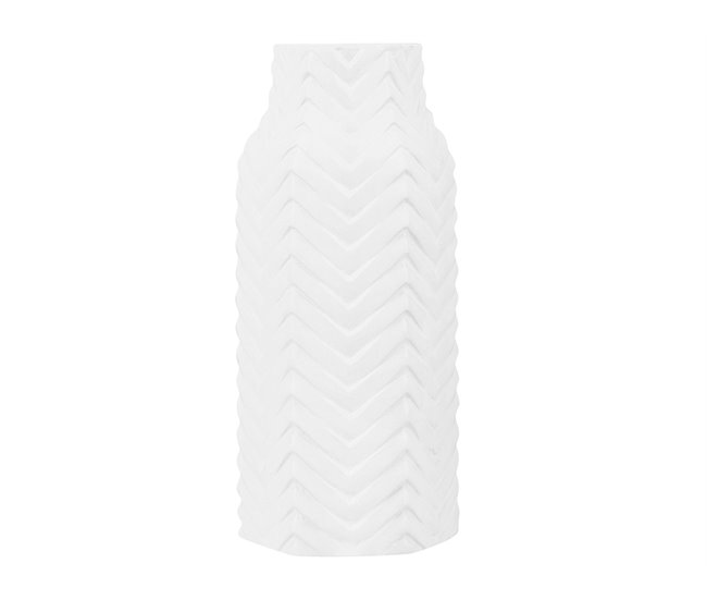 Beliani Jarrón decorativo XANTHOS Blanco