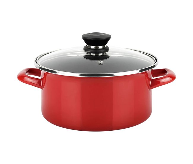 Cacerola Optimax Rojo