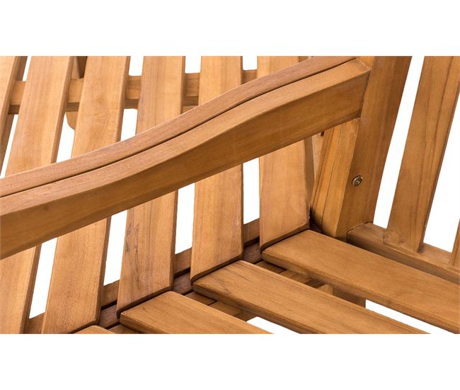 Banco de jardín - Kenna - Madera 200x100 Marron