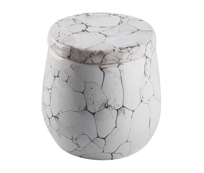 Beliani Conjunto de accesorios de baño CALLELA Blanco/ Beige