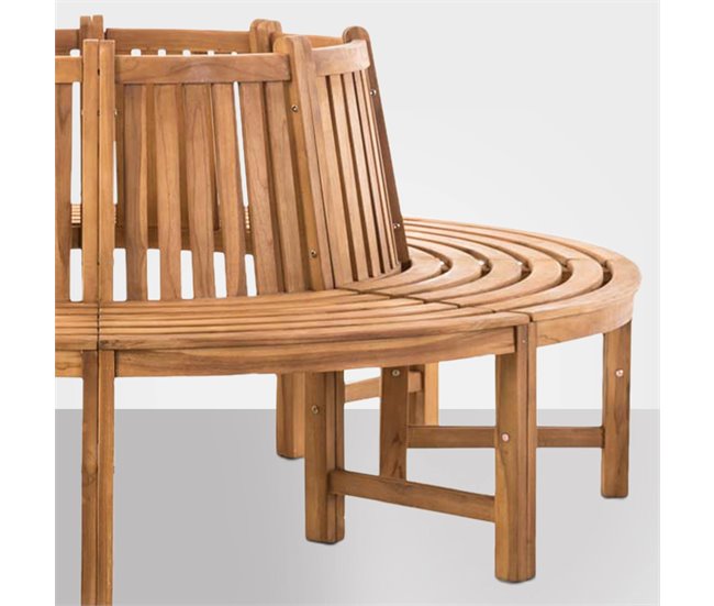 Banco de jardín - Novum - Madera 200x200 Marron
