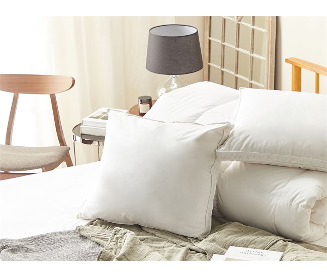 Beliani Almohada VIHREN Blanco