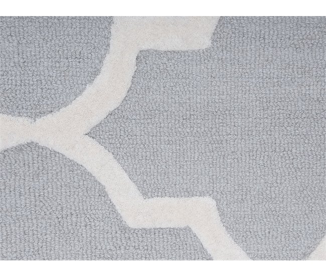 Beliani Alfombra de pelo corto SILVAN 200x300 Gris Claro