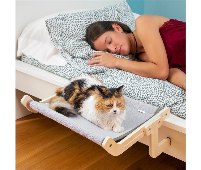 Hamaca Colgante para Gatos Beige