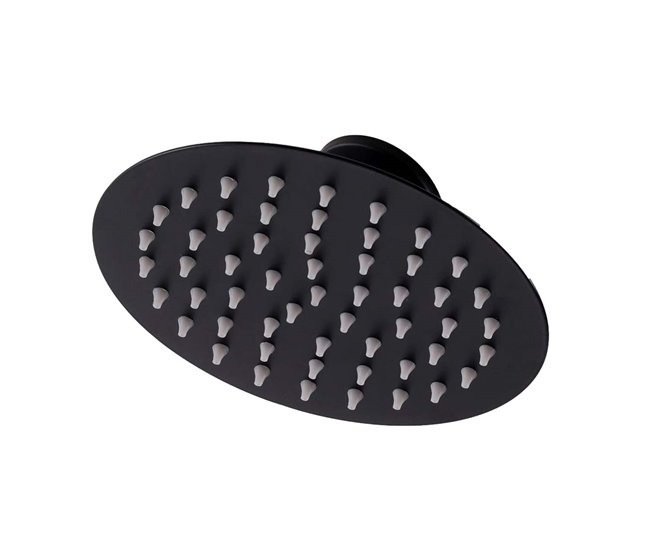Starmatrix RIO Ducha solar curvada de polietileno 22 litros 2,26m Blanco