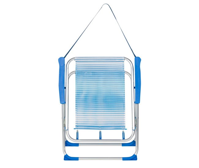 Aktive Silla de playa plegable Azul