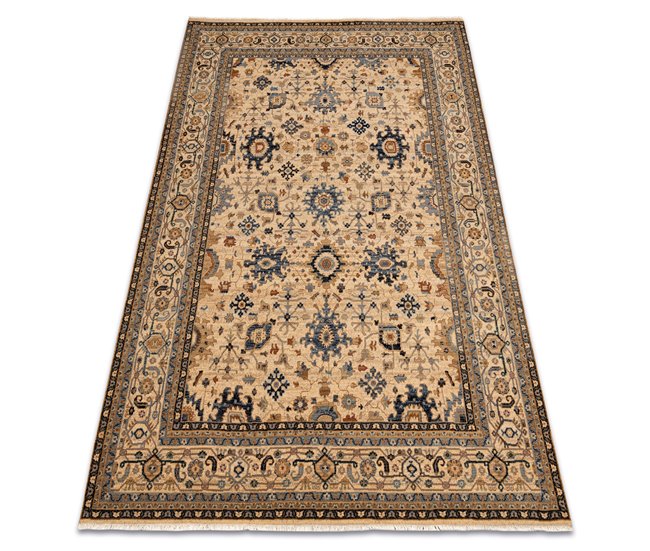 Alfombra KESHAN franjas oriental clásico 7521/53555 300x380 Marron Claro