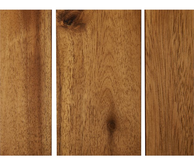 Beliani Mesa de jardín MARETTIMO Madera Clara