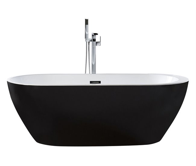 Beliani Bañera independiente NEVIS 75x150 Blanco