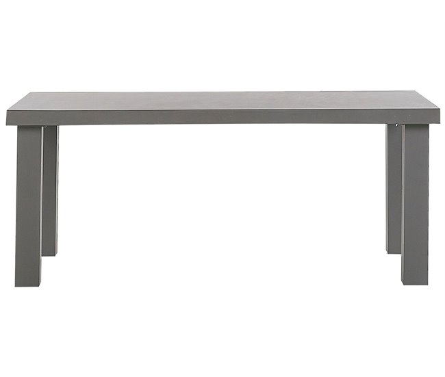 Beliani Conjunto de comedor TARANTO Gris
