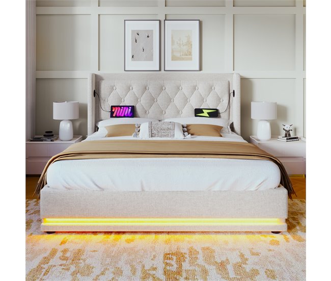 Canapés abatibles Beige