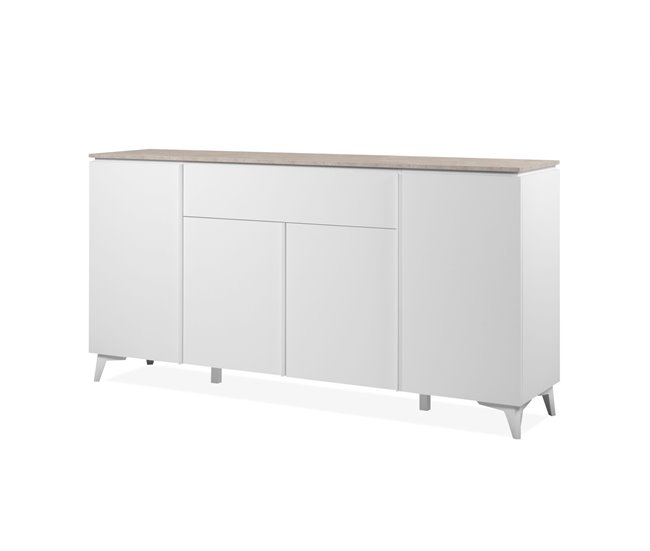 Aparador Bertrix 4 Puertas Blanco