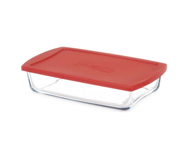 Fiambrera Borcam Rojo