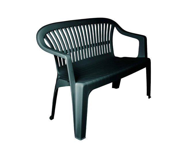 Banco exterior en PVC Verde