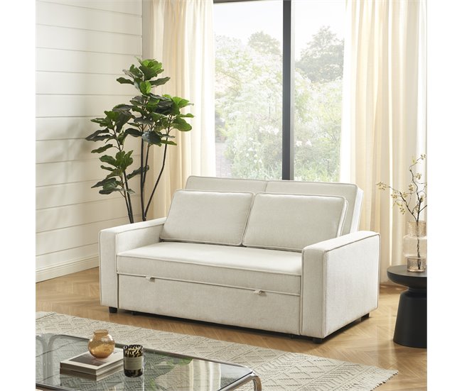 Sofá cama 2 plazas LOLA Beige