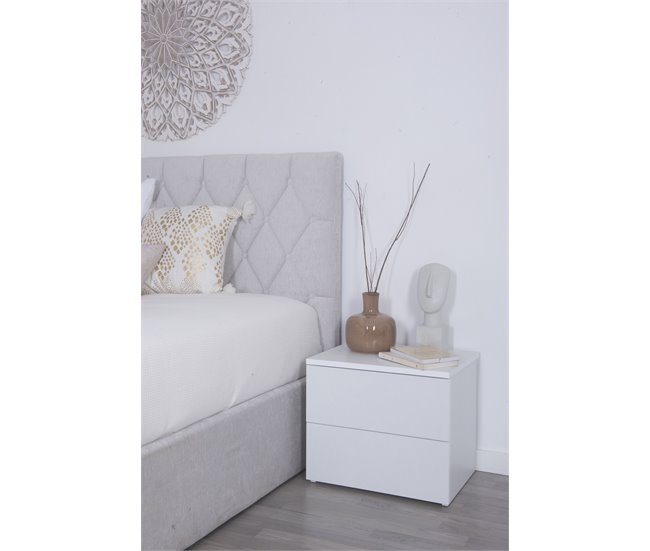 Cama abatible LUXURY II color gris claro 140x190cm Gris Claro
