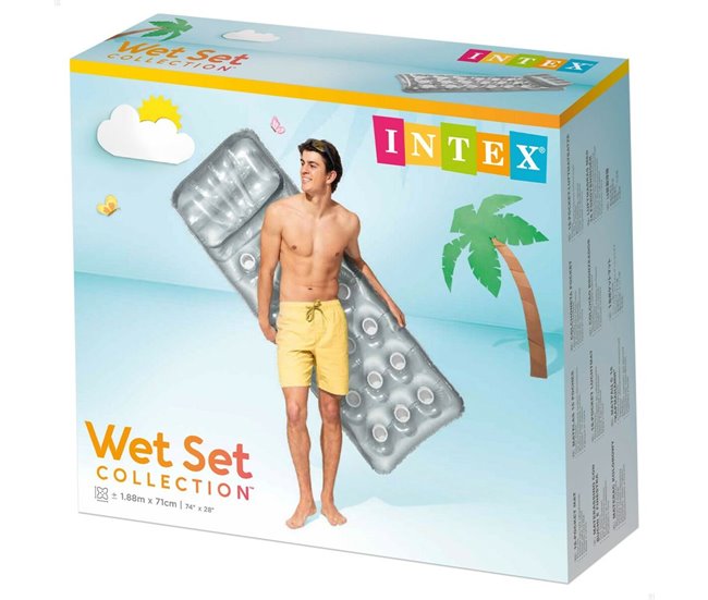 Colchoneta Hinchable Plateado