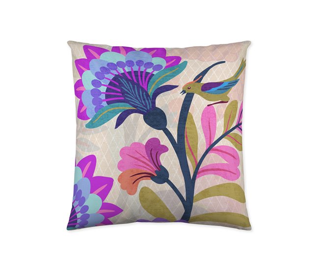 FUNDA DE COJIN VACIO MARENA BEIG Estampado