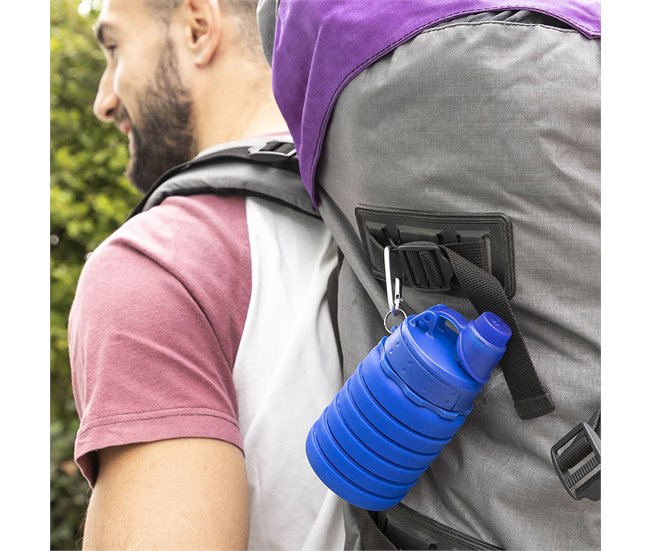 Botella Plegable de Silicona 8435527817725 Azul