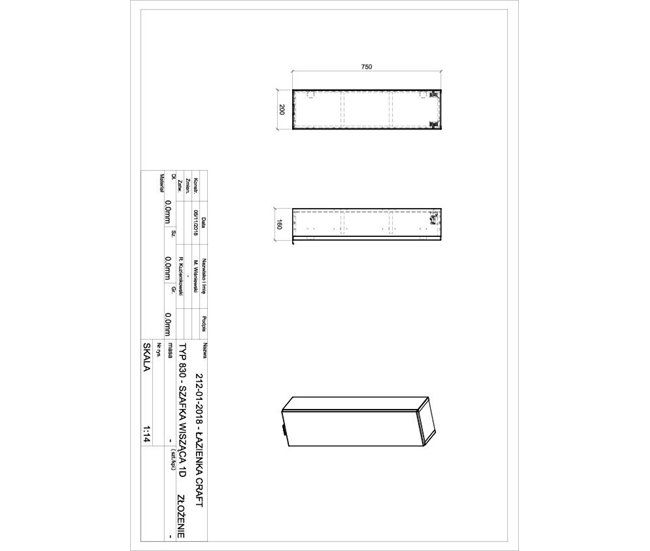 ARMARIOS LATERALES CAPRI 20 Blanco