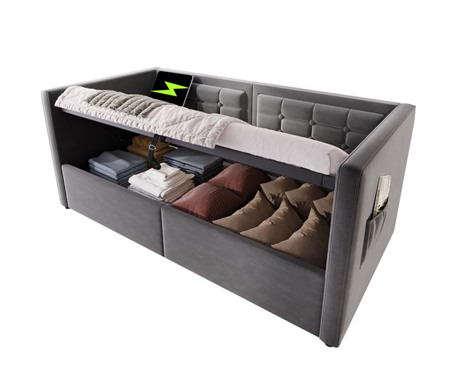 Camas nido 106x205 Gris