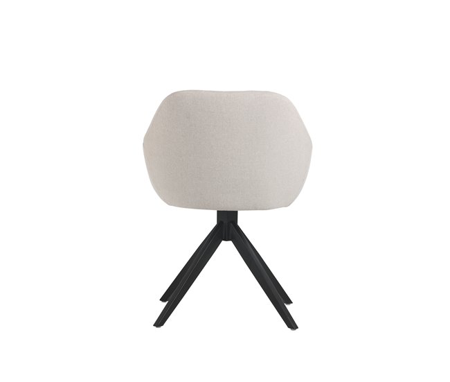 Silla comedor rotativa LLAVE Beige