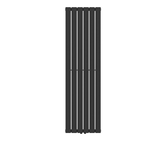 Radiador de panel Nore de Diseño monocapa plano acero Negro