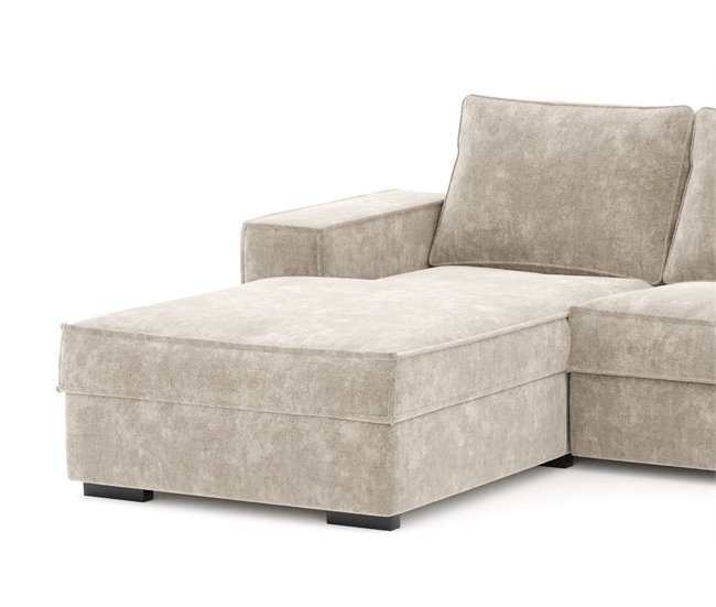 Chaise longue convertible en cama AZZURO Beige