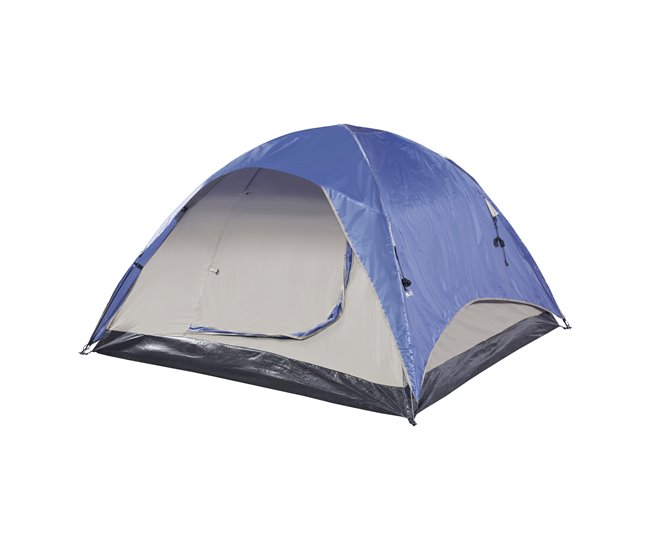 Tienda de campaña Bergeijk doble techo poliéster [pro.tec] 213x213 Azul