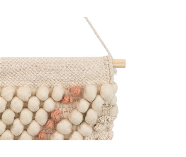 Adorno Algodón Adda Home Beige